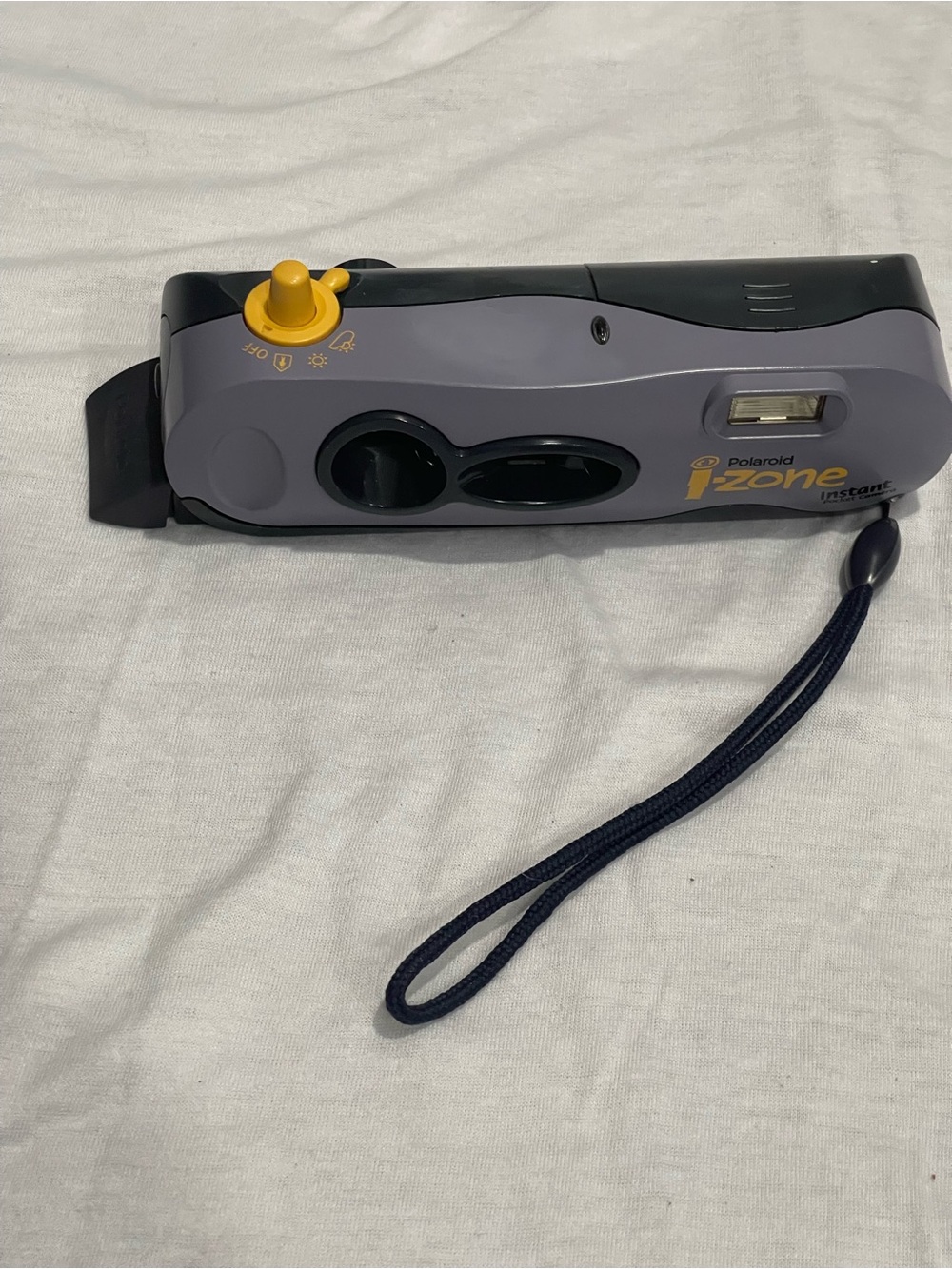 Polaroid iZone Instant Camera - Gray with Yellow Dial